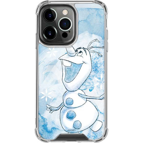 Disney Frozen Frozen Olaf Art iPhone 14 Pro Clear Case